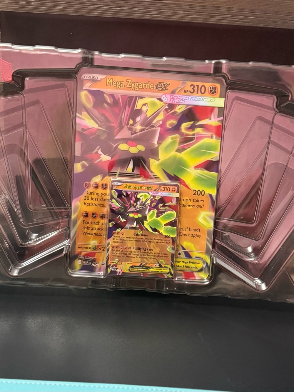 Pokémon TCG: Mega Zygarde EX 071/Me01 Promo Holo 310 HP Jumbo and Regular